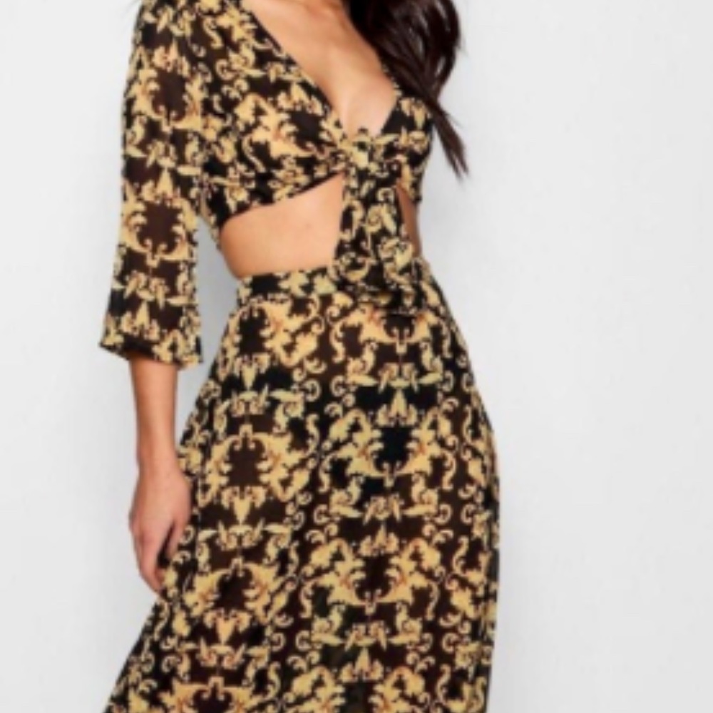 bikini coverup co-ord set